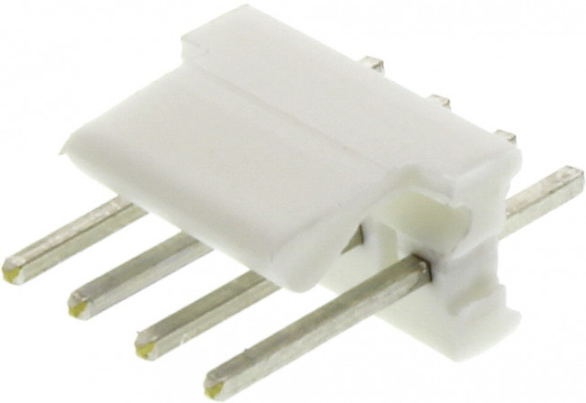 640456-4, Pin Header, вертикальный, Wire-to-Board, 2.54 мм, 1 ряд(-ов), 4 контакт(-ов), Through Hole Straight