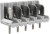 CTB7300/36M, Pluggable Terminal Block, Right Angle, 5mm Pitch, 36 Poles