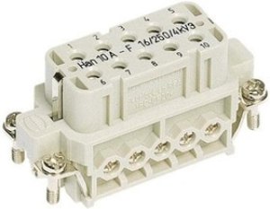 09200162612, Heavy Duty Power Connectors HAN A 16P M SCREW SCREW TERMINATION 09200162612, Heavy Duty Power Connectors HAN A 16P M SCREW SCREW TERMINATION