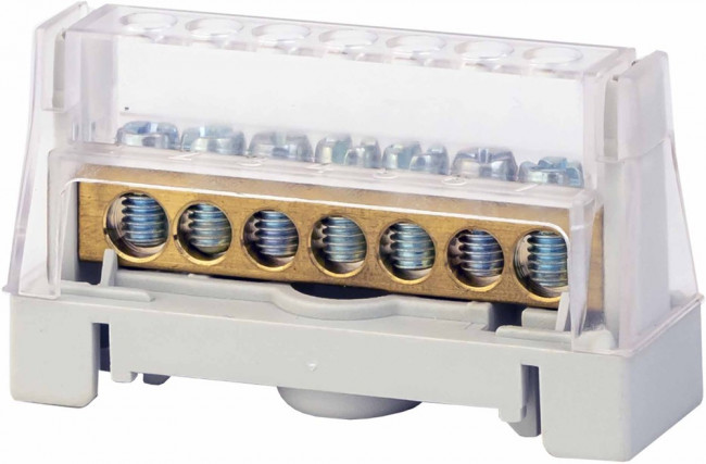 Клемма винт. п/п 15х5.5мм 1 сер. на DIN-рейку DKC 5015F