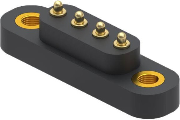 858-22-004-80-012101, Headers & Wire Housings Spring-Loaded Header VertMt Sldrless 4Pi 858-22-004-80-012101, Headers & Wire Housings Spring-Loaded Header VertMt Sldrless 4Pi