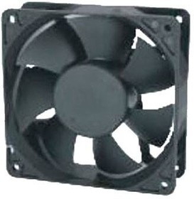 OD1238-12HBIP69K, DC Fans DC Fan, 120x120x38mm, 12VDC, 124CFM, 0.5A, 44dBA, 2900RPM, Ball, Wire, IP69K
