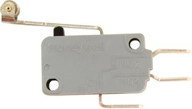 V15T16-CZ100A06, Микропереключатель, Стандартный, Длинный Роликовый Рычаг, SPDT, Быстрое Соединение, 16 А V15T16-CZ100A06, Микропереключатель, Стандартный, Длинный Роликовый Рычаг, SPDT, Быстрое Соединение, 16 А