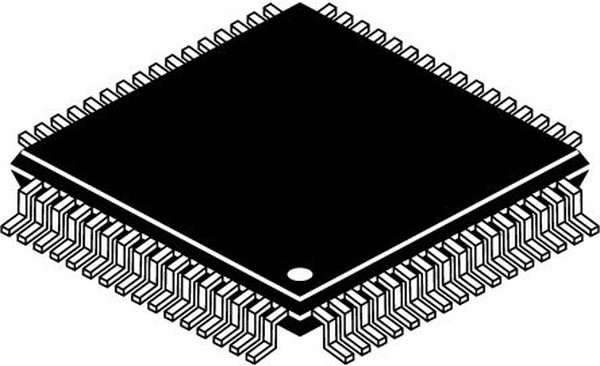 ST16C554DIQ64-F, Порт ввода-вывода UART 16 бит счетверенный 64LQFP