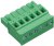 2EDGKA-5.08- 06P-14-00A(H), Разъемный клеммник, 5,08мм, Кол-во полюс: 6, угловой, вилка, 320В