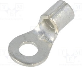 KEYS8207, Наконечник: кольцевой, M4, 2-2,6мм2, обжим, на провод, медь, 4,32мм