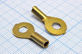Клемма"O" d 5,2, латунь, dхв3; №765 клемма"O" d 5,2\1,0\S2,5~ 6,0\лат\\\BK6-5\ dхв4мм