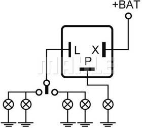MFL 29, Реле указателей поворота и аварийной сигнализации