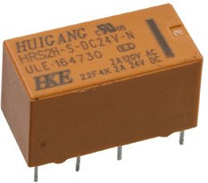 HRS2H-24DC, аналог 3-1462037-0, IM07TS, реле2 Form C 24В 2А/250В