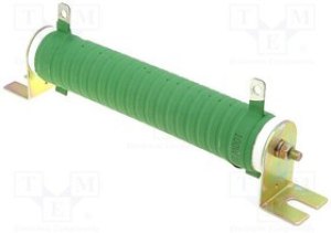 R100W-22R, Резистор проволочный, 22 Ом, 100Вт, ±5%, d28x151мм, 200ppm/°C
