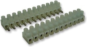 CTSN431/12MF, Terminal Strip, Natural, 20A, 450V, Poles - 12