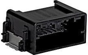34897-6120, Automotive Connectors MINI50 RA HDR SMT 12CKT POL A BLK Au