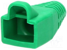 RJ45SRB-G, Корпус вилки RJ45, 6мм, Цвет: зеленый