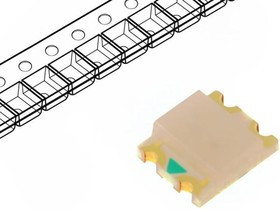 OSRG1206C1C, LED; SMD; 1206; red/green; 3.2x2.7x1.1mm; 120°; 1.8?2.6/1.8?2.6V