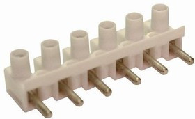 HE42ST/08, Barrier Terminal Blocks 8Pole 10mm 20A 300V 22-10AWG Euro Plug