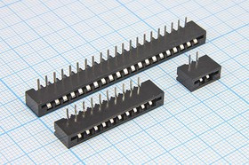 Гнездо FB, шаг 2.54мм, 15P, шлейф, FB-15, на плату; №11795 гн FB\P2,54\15P\ шлейф\FB-15\\плат\