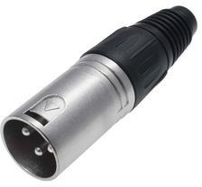 2085188, XLR Connector, Plug, Straight, Cable Mount, 3 Poles
