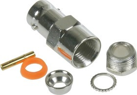 HYR-0102A (GB-102A) (BNC-7025A), Разъем BNC, гнездо, RG-58, зажим (Clamp)