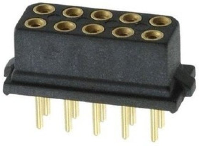 M80-8871005, Power to the Board 5+5 POS DIL FEMALE VERT GOLD M80-8871005, Power to the Board 5+5 POS DIL FEMALE VERT GOLD