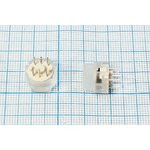 Переключатель тактовый 12,0x11, h 4,0, NO, с подсветкой 2В желтый, 6P, KS01-AL-2