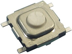 431151015826, Тактильная кнопка, WS-TASV, Top Actuated, SMD (Поверхностный Монтаж), Round Button, 260 гс