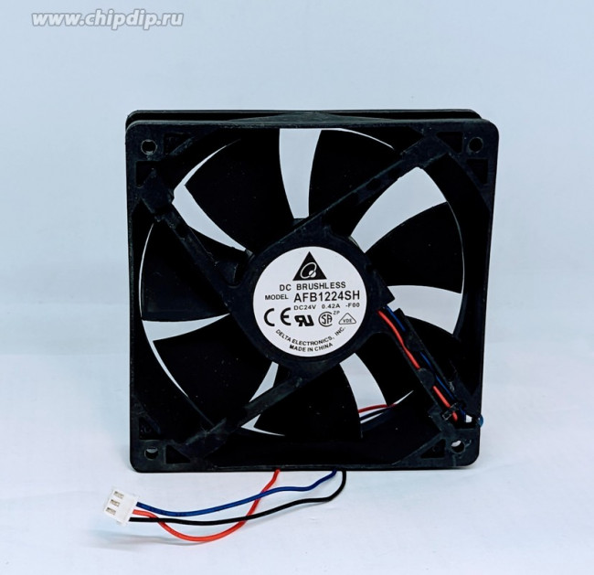 Вентилятор Delta Electronics AFB1224SH 120x25мм 24V 6.72W 0.42А OEM Вентилятор Delta Electronics AFB1224SH 120x25мм 24V 6.72W 0.42А OEM