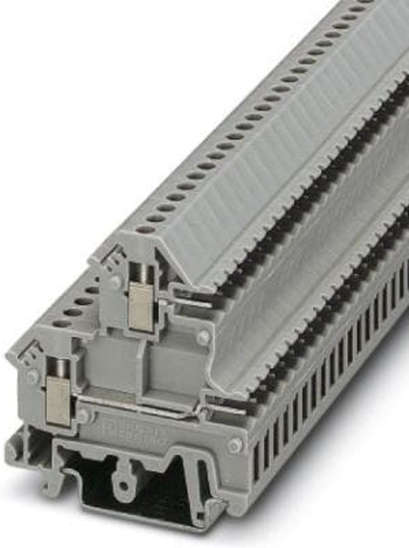 2770888, UKK 3-MSTB-5.08 Series Grey Fused DIN Rail Terminal, Double-Level, Screw Termination, Fused 2770888, UKK 3-MSTB-5.08 Series Grey Fused DIN Rail Terminal, Double-Level, Screw Termination, Fused