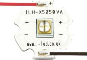 ILH-XQ01-S380- SC211-WIR200, ILH-XQ01-S380- SC211-WIR200 , N5050 1 Powerstar Series UV LED, 390nm 1000mW 135 °, 4-Pin