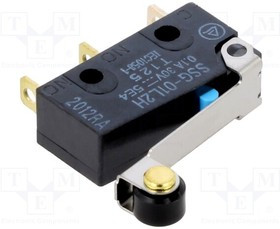 SSG-01L2H, Микропереключатель SNAP ACTION; с рычагом (с роликом); SPDT