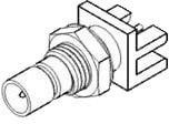 73404-0140, RF Connectors / Coaxial Connectors SMB JACK 75 OHM AIR DIE EDGE MNT BLKHD