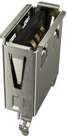 UE27AE5410H, Разъем USB, USB Типа A, USB 2.0, Гнездо, 4 вывод(-ов), Монтаж в Сквозное Отверстие, Вертикальный UE27AE5410H, Разъем USB, USB Типа A, USB 2.0, Гнездо, 4 вывод(-ов), Монтаж в Сквозное Отверстие, Вертикальный