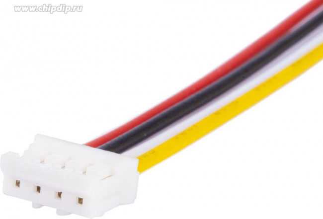 SCT2001H-04PL100 (HK0083-0011), Розетка на кабель 2,0мм 4pin с проводом 100мм