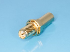 RP-SMA-C58PG, Разъем RP-SMA вилка на кабель RG-58, обжимной, позолоченный, Amphenol, R901-9863-04RFX
