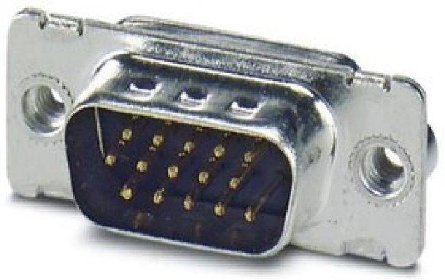 CUC-DSI-C1STZ-S/DSLSB9 HD, Разъем D Sub, High Density, Штекер, CUC-DSI-C1STZ-S, 15 контакт(-ов), DE, Пайка