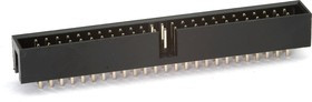 BH-50 (DS1013-50S) (IDC-50MS), Вилка на плату прямая 50pin 2.54мм