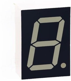 TDSO5150, 7-Segment LED Display TDSO Orange-Red 13mm 630nm 5mcd 3V THT Common Anode