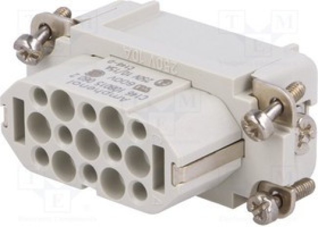 C146 10B040 000 2, Разъем для тяжелых условий, 40+PE, меньше контактов, Серия Heavy Mate D, Insert, 40+PE Контактов C146 10B040 000 2, Разъем для тяжелых условий, 40+PE, меньше контактов, Серия Heavy Mate D, Insert, 40+PE Контактов