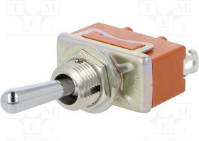 T115AULCSAFJ, Переключатель: тумблер, Пол: 2, SPST, OFF-ON, 15A/250ВAC, 15A/30ВDC