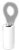 152873, Terminals RING STR 12-14AWG M4 WHITE TIN