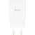 Блок питания (сетевой адаптер) HOCO C62A с 2 USB портами 2,1 A белый