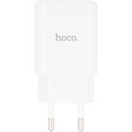 Блок питания (сетевой адаптер) HOCO C62A с 2 USB портами 2,1 A белый