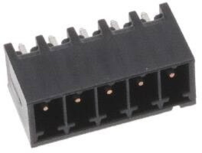 2342071-5, Pluggable Terminal Blocks 5POS HDR ST,HT 3.5MM PITCH,TL 1.9MM