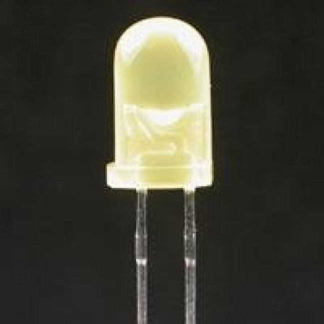 WP7113YD5V, Standard LEDs - Through Hole Yellow 588nm Diffused 20mcd