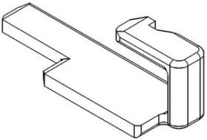 12045897, Automotive Connectors COMB SECONDARY LOCK NATURAL