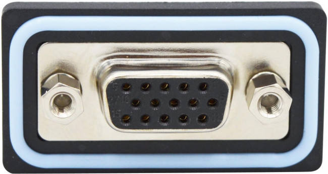 HDF-V15-213L051, HDF 15 Way Vertical Solder D-sub Connector Socket, 2.29mm Pitch, with 4-40 Boardlocks HDF-V15-213L051, HDF 15 Way Vertical Solder D-sub Connector Socket, 2.29mm Pitch, with 4-40 Boardlocks