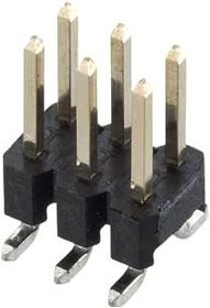 M20-8750342, Headers &amp; Wire Housings 2.54mm 3+3 DIL SMT P/HDR W/PEGS