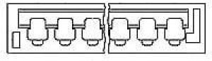 640136-2, Standard Card Edge Connectors 2P EDGE HSG BIF-LEAF 640136-2, Standard Card Edge Connectors 2P EDGE HSG BIF-LEAF