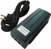 30W/1Gb/POE+, Блок питания, 50B,0.6A,30Вт, для CCTV (поддержка стандарта POE+)