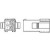 172160-1, Корпус разъема Mini-Universal MATE-N-LOK, вилка 6PIN без контактов