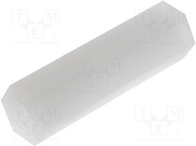 HP-20, Дистанцирующая стойка с резьбой, шестигранная, полиамид, M3